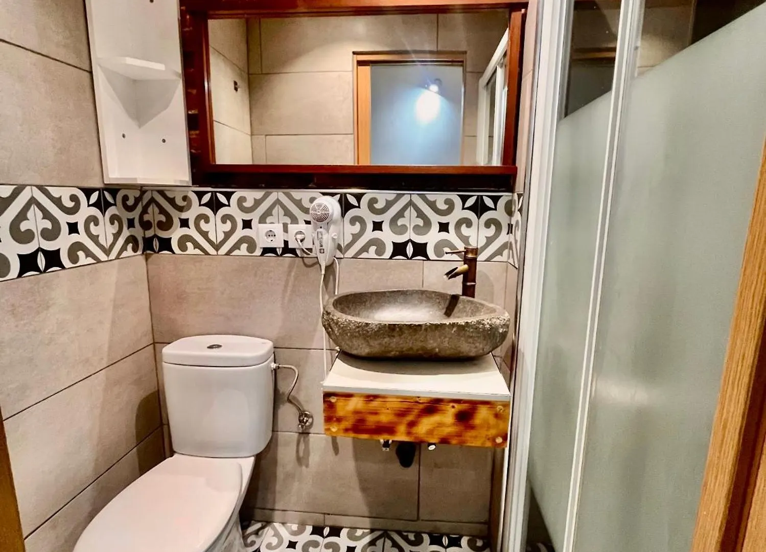B4 Estudio Nuevo! Cocina Y Bano Privado! A 1 Calle Del Metro Barcelona